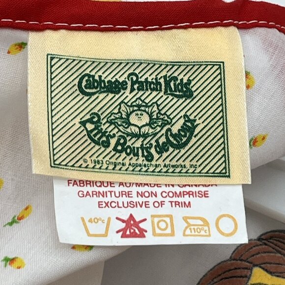 Vintage Toddler Child Cabbage Patch Kids smock bib painters shirt 1984 Hallmark - Picture 11 of 12